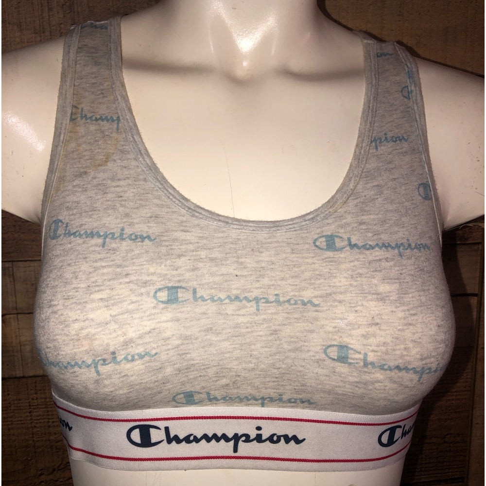 Champion logo sports bra